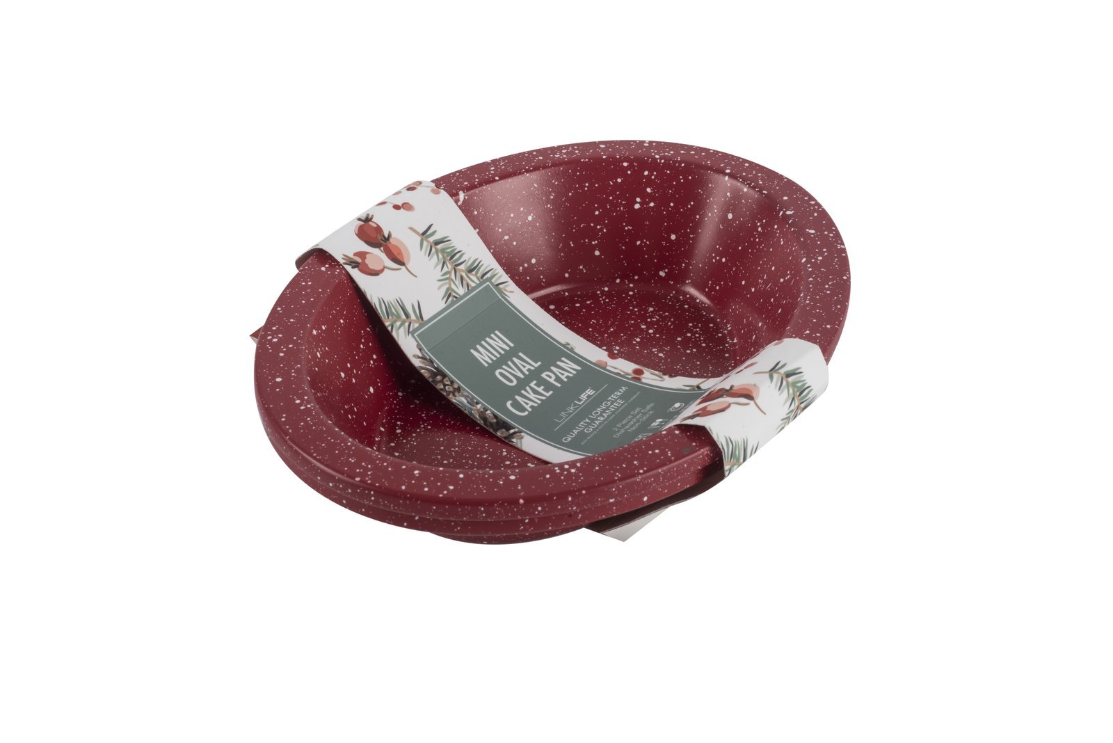 2pcs Mini oval cake pan