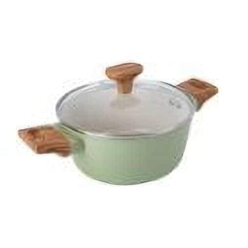 20cm forged alum casserole with lid
