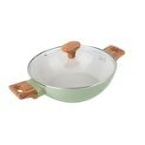24cm forged alum Wok Frying Pan with lid