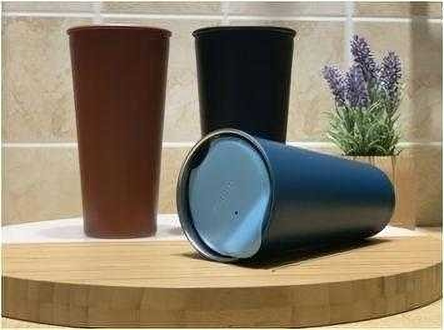 500ml double wall coffee mug,inside S/S 304