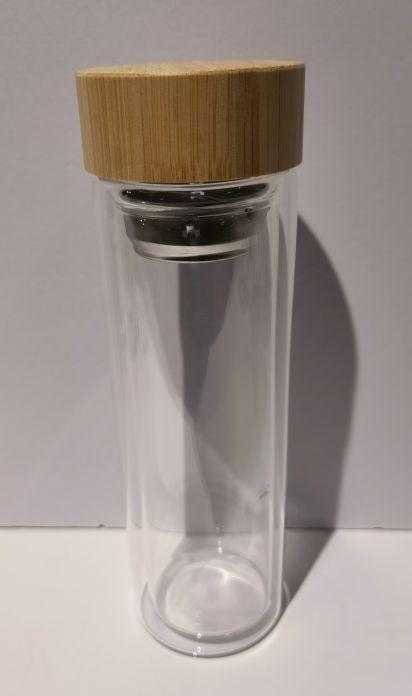 Borosilicate glass bottle with ss tea infuser