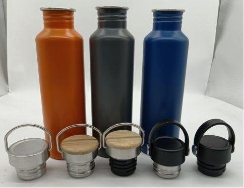 Single wall stainless steel flask