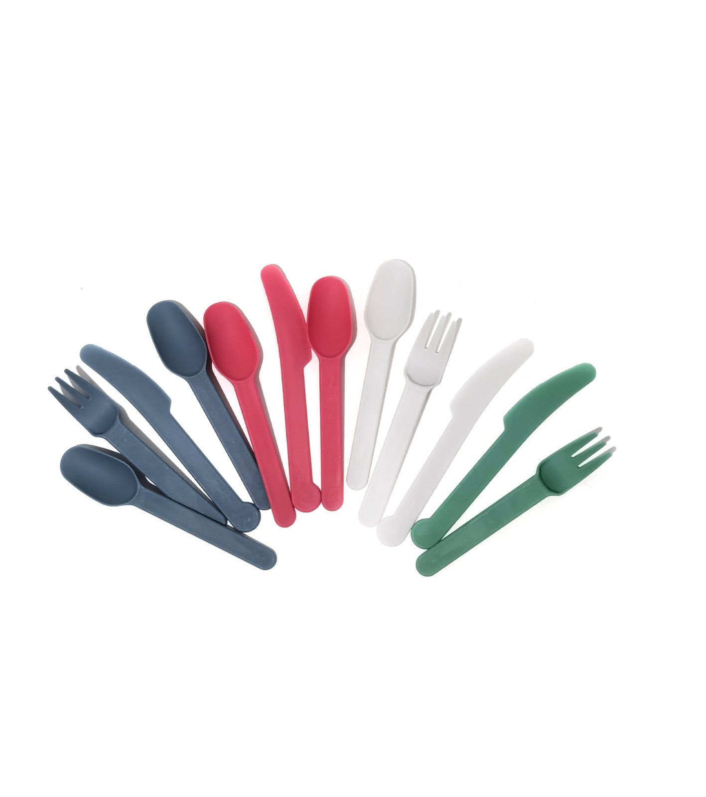 Picnic reusable cutlery set:12 pack