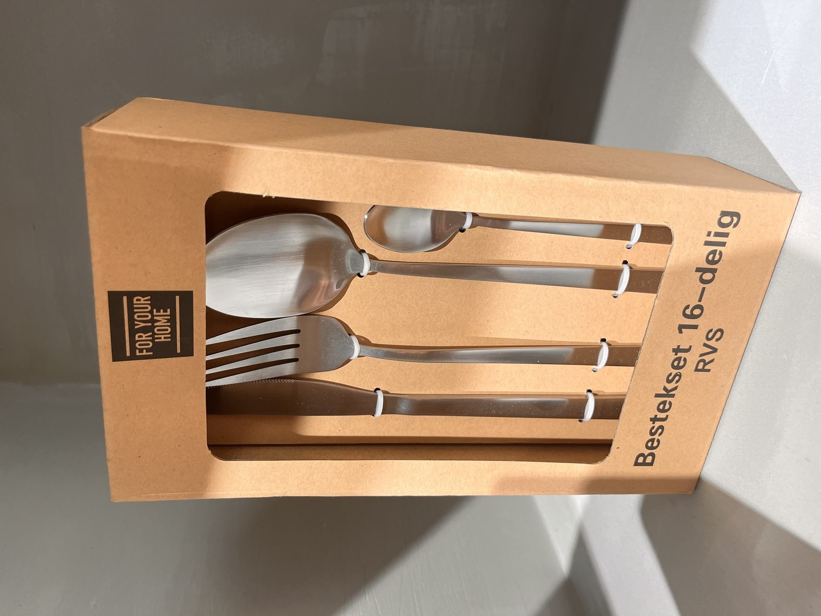 Spoon knife and fork set of 16/ss