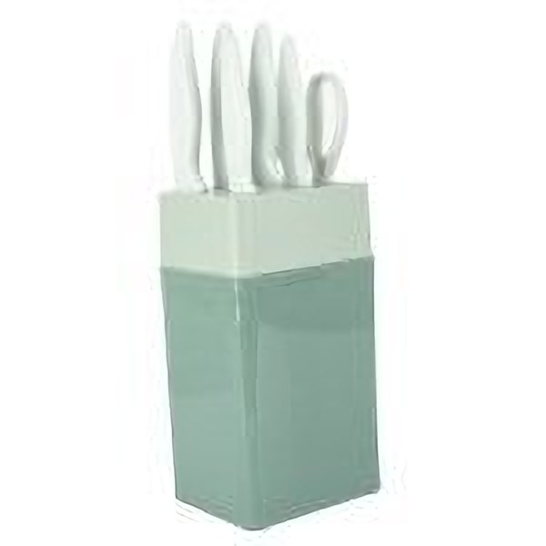 Knife Block Set with Sharpener