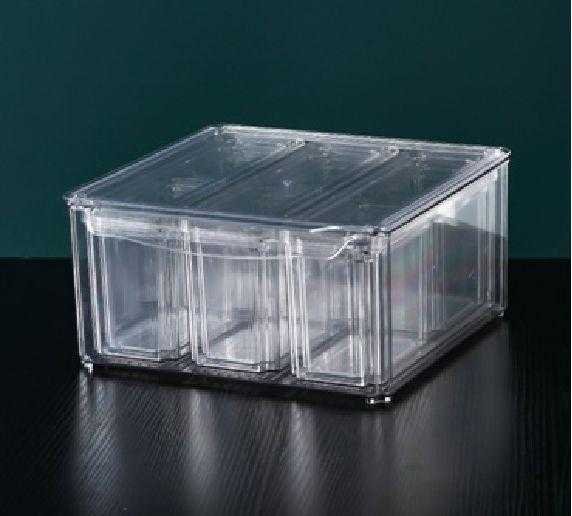 10pcs rectangle pet storage containers