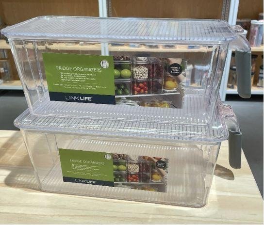 L Refrigerator storage box