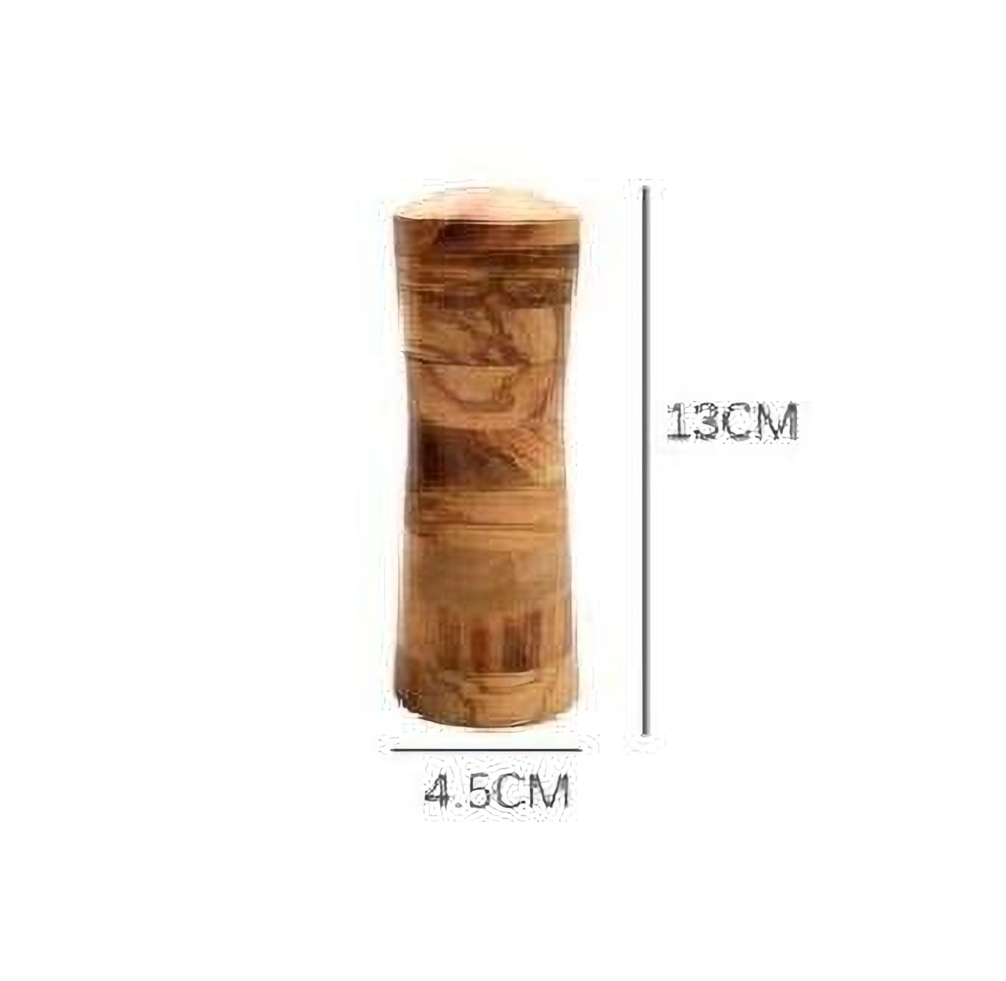 Olive wood pepper mill