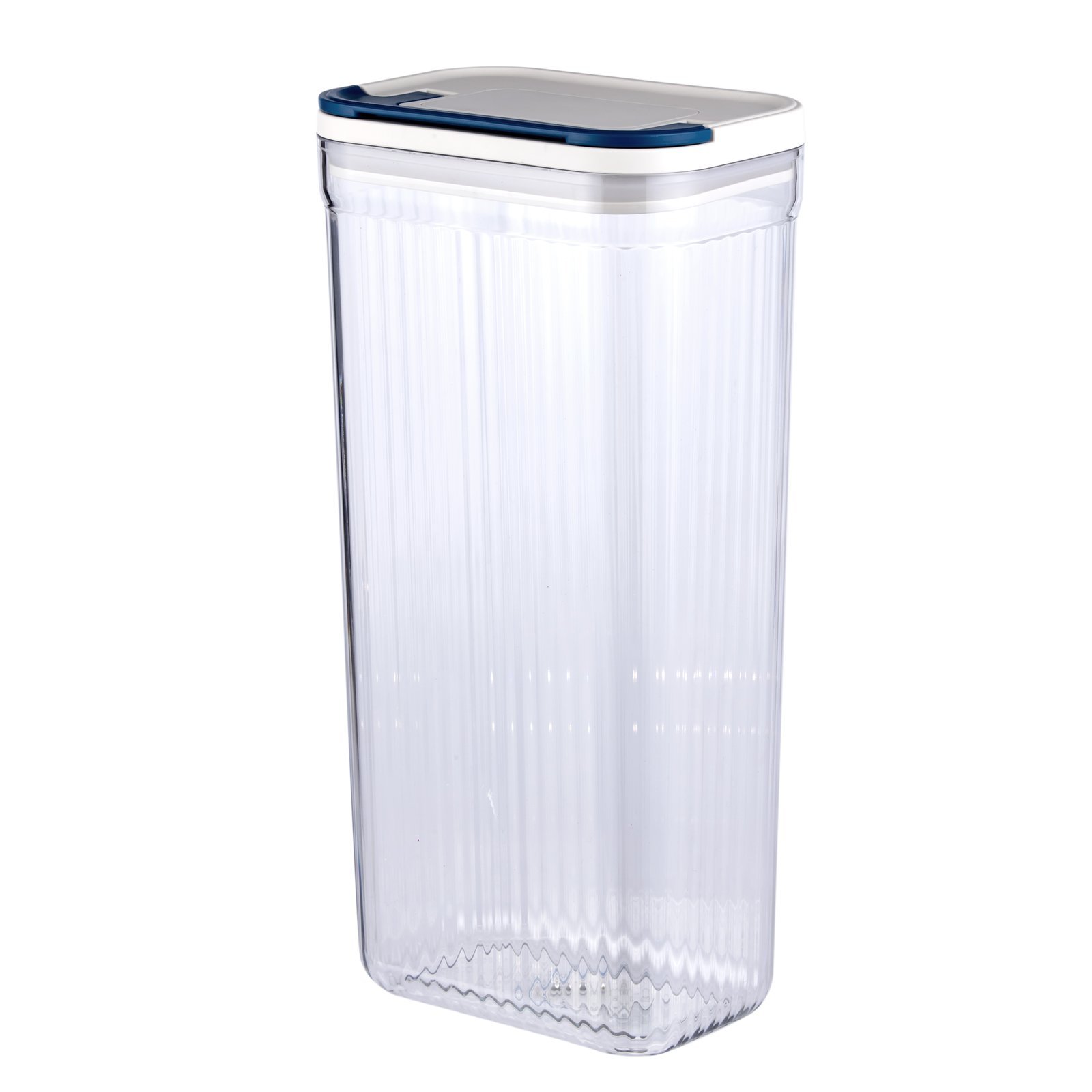 3.2 L Striped Storage Container (L) - white lid
