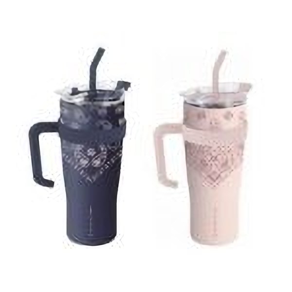 1200ml (40oz) stainless steel double wall auto mug